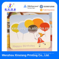 Full color printing greeting birthday card,best wishes happy birthday card,happy birthday card design